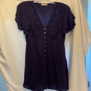 Women's Navy Blue Mini Dress Size Medium